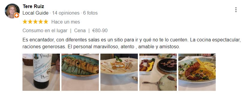 Opiniones Clientes Asador Mikkonos 2
