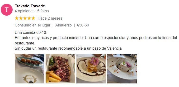 Opiniones Clientes Asador Mikkonos 4