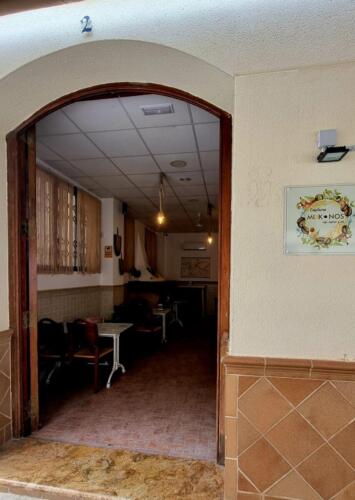 Cafeteria puerta
